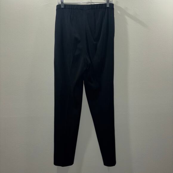 Ming Wang Black Knit Pull-On Tapered Pants - Size Small - Picture 9 of 12